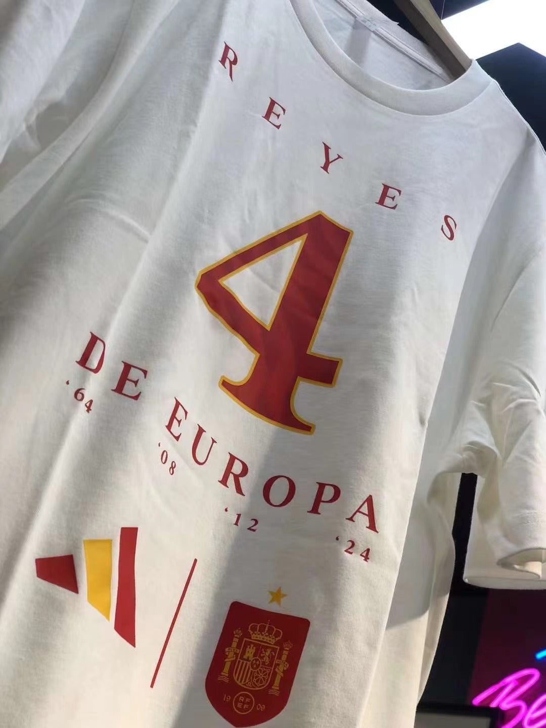 Adidas x 2024 西班牙冠軍T-SHIRT