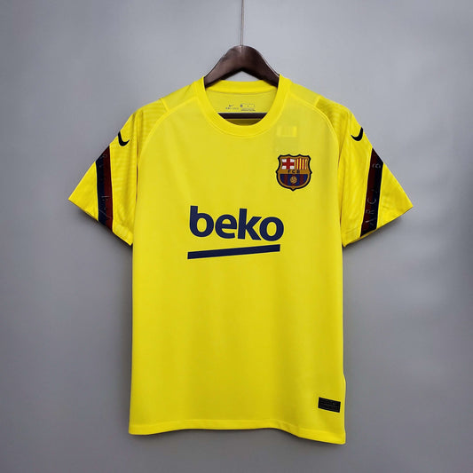 西甲 21/22 NIKE 巴塞隆拿黃色訓練球衣｜Aceconceptstore