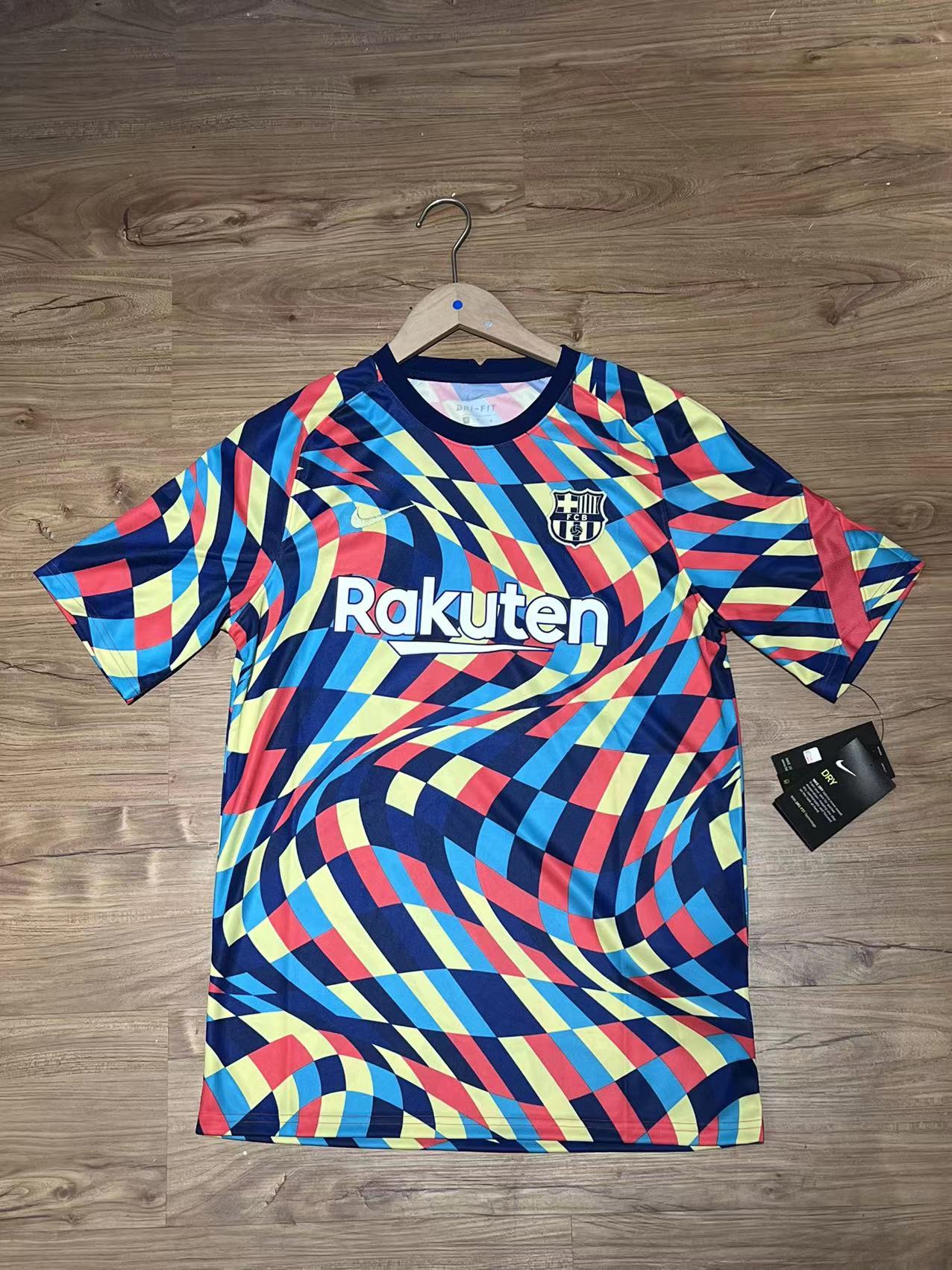 西甲 21/22 NIKE 巴塞隆拿彩色訓練球衣｜Aceconceptstore