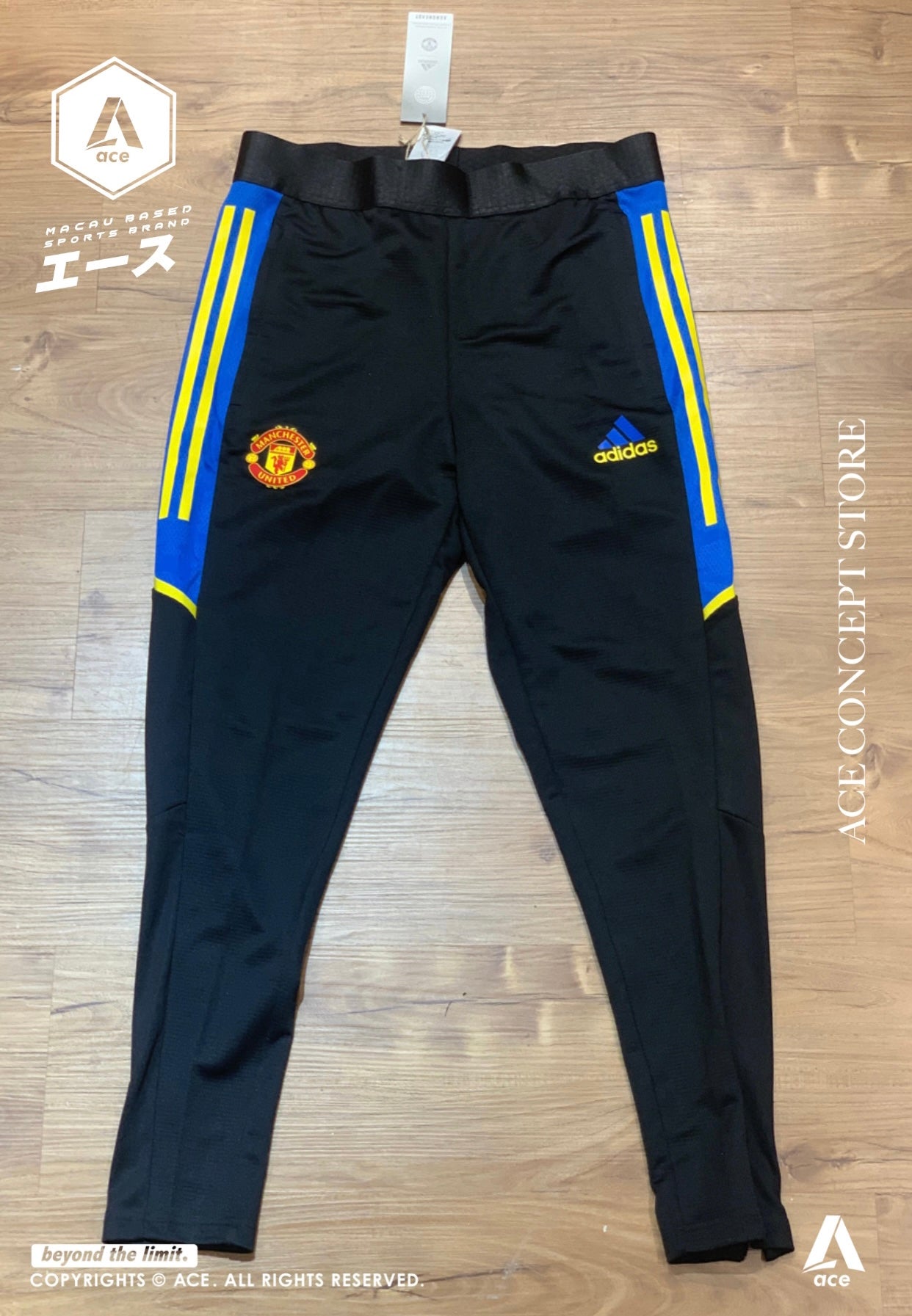 【現貨】英超 ADIDAS  曼聯訓練收腳長褲| Ace Concept Store