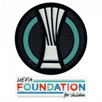 【臂章】21-22歐協章 + Foundation章  21-22 Europa Conference League + Foundation Patch Set